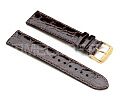 Ремешок для мужских часов из кожи крокодила Fuscus Croco Stitch 1610-2820/G