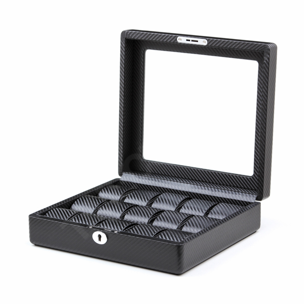 Шкатулка для хранения часов 15W-KC-Carbon