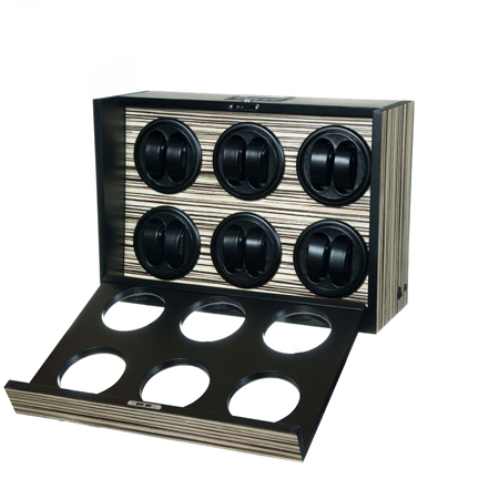 Таймувер для часов с автоподзаводом Royalty Black Oak
