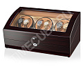 Шкатулка с автоподзаводом для часов CROWN-6+7-EBr