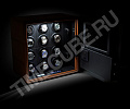 Сейф для 12 часов с автоподзаводом QN-12-BrB-PU-LCD