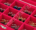 Шкатулка для колец и запонок A213-Red