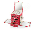 Шкатулка для хранения украшений Epsylon Red